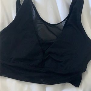 Alo sports bra with mesh detailing